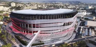 Projeto do novo estádio do Flamengo