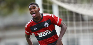 Felipe Lima, atacante da base do Flamengo