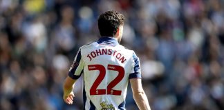 Michael Johnston, em campo pelo West Bromwich