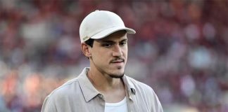 Pedro entrou em campo antes da bola rolar para Flamengo x São Paulo