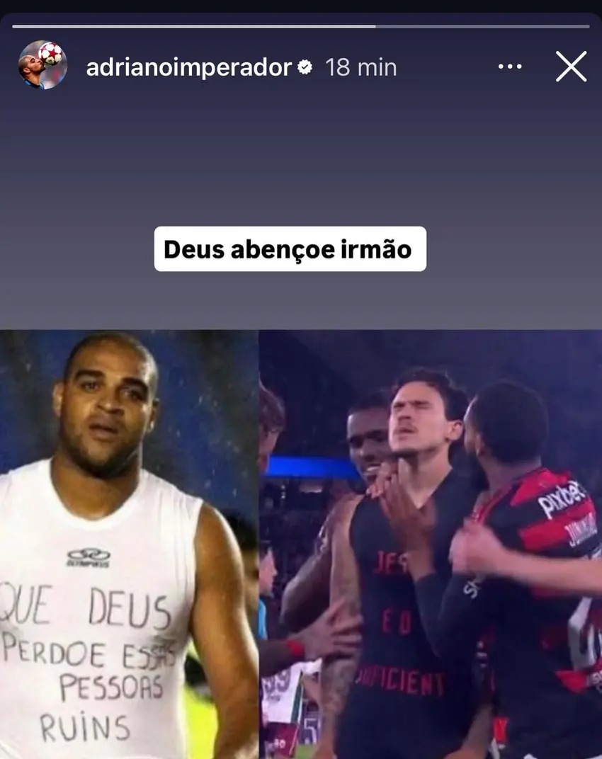 Post de Adriano Imperador no Instagram