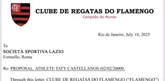 Teórica proposta do Flamengo por Taty Castellanos