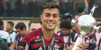 Reinier Campeão da Copa Libertadores pelo Flamengo em 2019