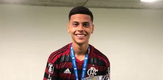 Richard Ríos campeão nas categorias de base do Flamengo