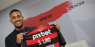 Samuel Lino é anunciado pelo Flamengo - FOTO: Gilvan de Souza/Flamengo