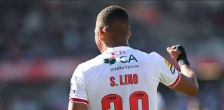 Samuel Lino em campo pelo Gil Vicente