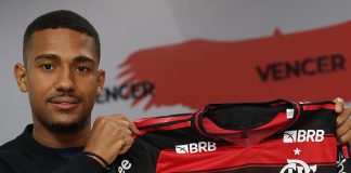 Samuel Lino é anunciado pelo Flamengo - FOTO: Gilvan de Souza/Flamengo