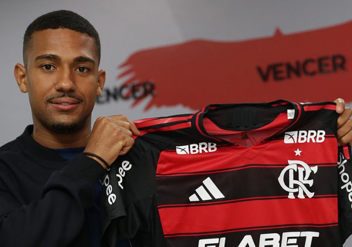 Samuel Lino é anunciado pelo Flamengo - FOTO: Gilvan de Souza/Flamengo