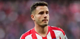 Saúl Ñíguez em campo pelo Atlético de Madrid
