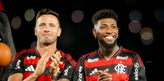 Saúl Ñíguez e Emerson Royal são apresentados à Nação antes de duelo no Maracanã