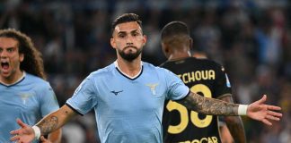Valentín Castellanos em campo pela Lazio