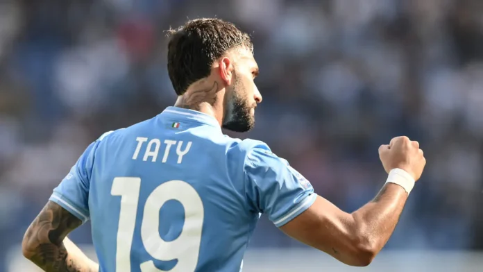 Valentín Castellanos em campo pela Lazio