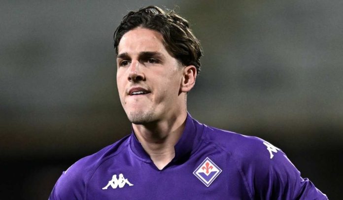 Zaniolo em campo pela Fiorentina