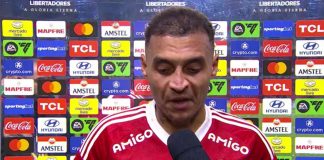 Alan Patrick em entrevista após vitória do Flamengo sobre o Internacional