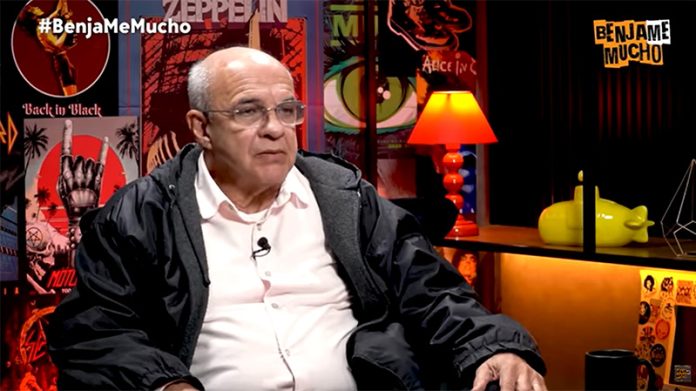 Eduardo Bandeira de Mello no programa do jornalista Benjamim Back