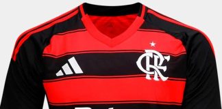 Camisa do Flamengo com o patrocínio da Betano