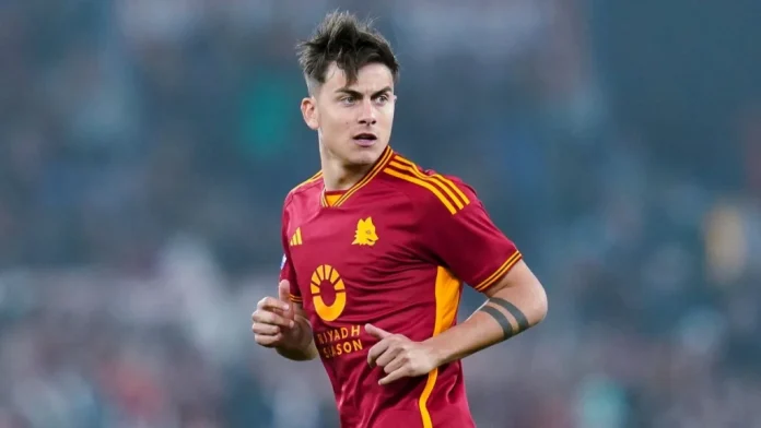 O argentino Dybala na Roma