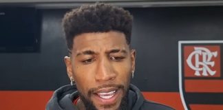 Emerson Royal em entrevista após vitória do Flamengo sobre o Internacional