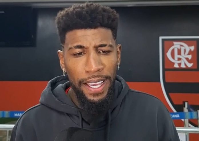 Emerson Royal em entrevista após vitória do Flamengo sobre o Internacional