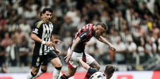 Everton Cebolinha marcou o gol da vitória do Flamengo sobre o Atético-MG - FOTO: Gilvan de Souza / Flamengo