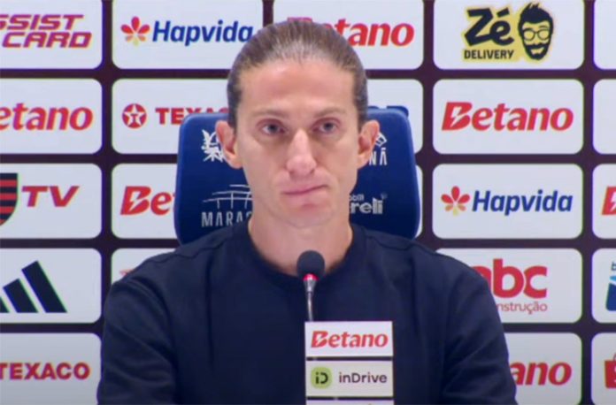 Filipe Luís em entrevista após empate do Flamengo em 1x1 com o Grêmio
