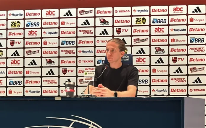 Filipe Luís em entrevista após massacre do Flamengo sobre o Vitória no Maracanã