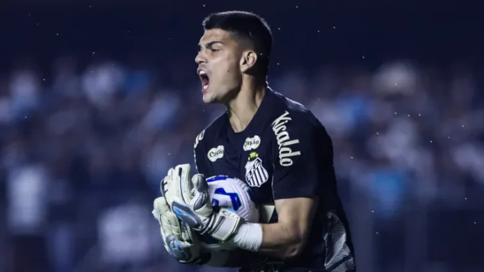 Gabriel Brazão goleiro do Santos