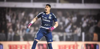Gabriel Brazão goleiro Santos