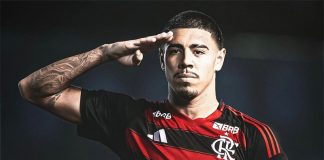 O zagueiro Iago, do sub-20 do Flamengo