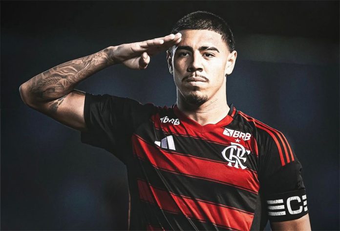 O zagueiro Iago, do sub-20 do Flamengo