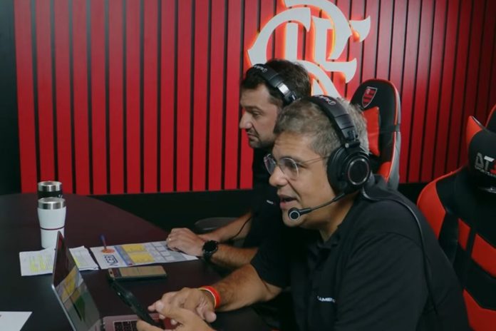 João Guilherme jornalista da Flamengo TV