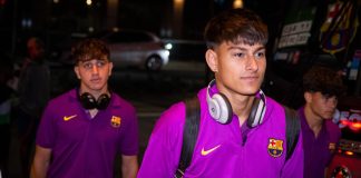 Jogadores do Barcelona chegam ao Rio de Janeiro para o Mundial sub-20 contra o Flamengo