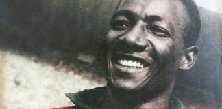 O lateral esquerdo Jordan, no Flamengo em 1953