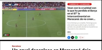 Jornais espanhóis repercutem vitória do Flamengo sobre o Barcelona no Mundial sub-20 2025