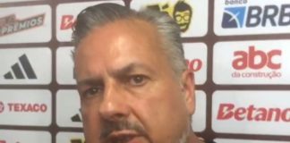 Jose Boto em entrevista após empate entre Flamengo e Grêmio no Maracanã