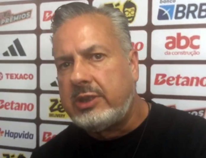 Jose Boto em entrevista após empate entre Flamengo e Grêmio no Maracanã