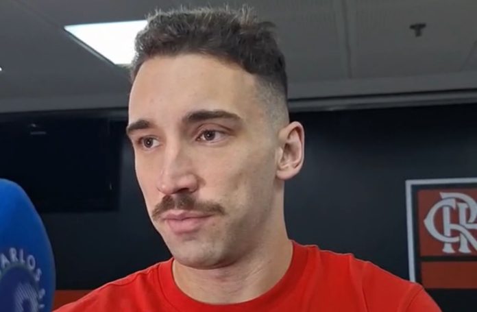 Léo Ortiz em entrevista após vitória do Flamengo sobre o Internacional