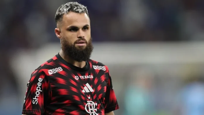 Michael em campo pelo Flamengo