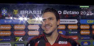 Pedro em entrevista após massacre do Flamengo sobre o Vitória