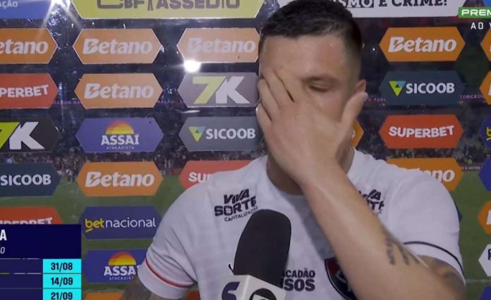 Renato Kayzer em entrevista após tomar goleada para o Flamengo