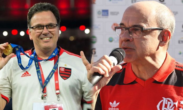 O ex-vice-presidente Rodrigo Dunshee e o ex-presidente Bandeira de Mello