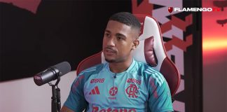 Samuel Lino em entrevista para Flamengo TV