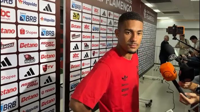 Samuel Lino em entrevista após empate entre Flamengo e Grêmio