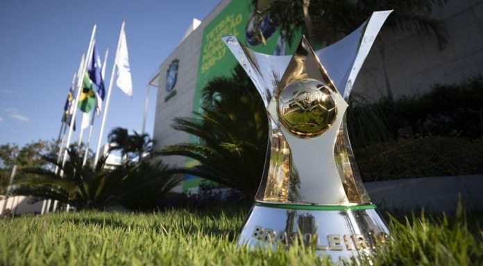 Troféu do Brasileirão na sede da CBF