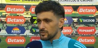 Arrascaeta em entrevista após vitória do Flamengo sobre o Juventude