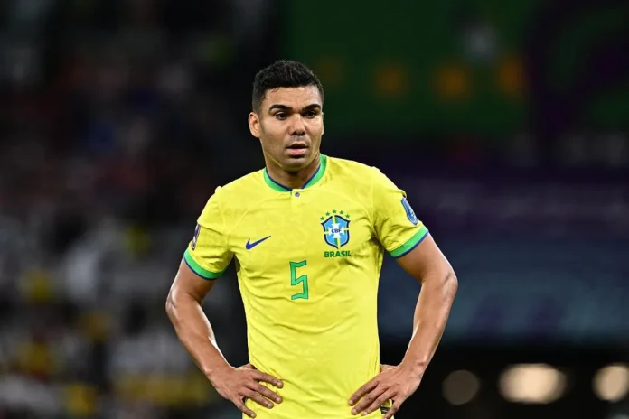 Casemiro em campo pela Seleção Brasileira