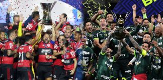 Flamengo e Palmeiras Campões do Brasileirão