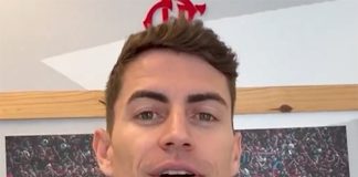 Jorginho do Flamengo sem a barba
