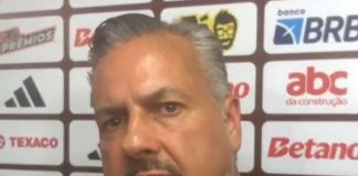 Jose Boto em entrevista após vitória do Flamengo sobre o Estudiantes