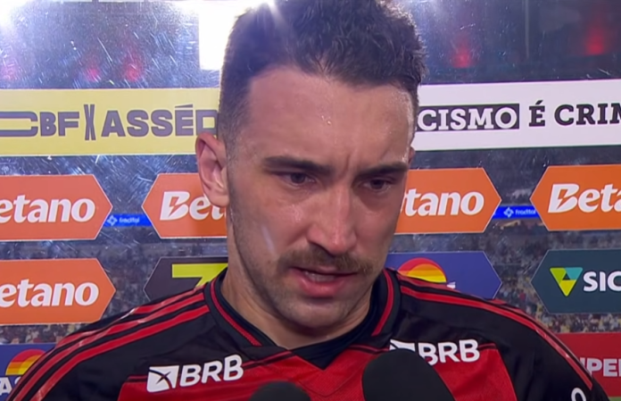 Léo Ortiz em entrevista após empate do Flamengo contra o Vasco